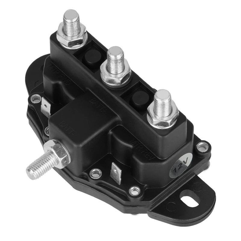 Youxmoto Reversing Solenoid Switch/Relay Winch Motor, 12V 6 Terminal Reverse Polarity Solenoid DC Contactor, Replace for 24450 214-1211A11 214-1231-A11 2141211A1106 214-1211A11-06