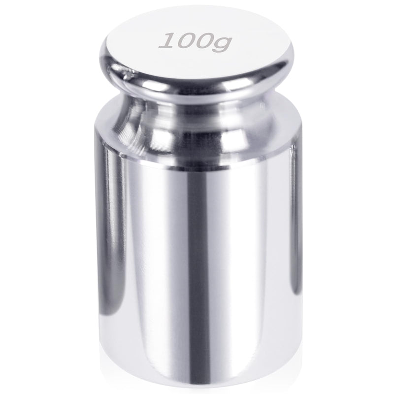QP Calibration Weights, 100 Gram OIML Class M1 High Precision Scale Weights, Stainless Steel Gram Weights, Chrome Finish, Scale Calibration Weights for Digital Scale, Kitchen Scale, Pocket Scale 100g