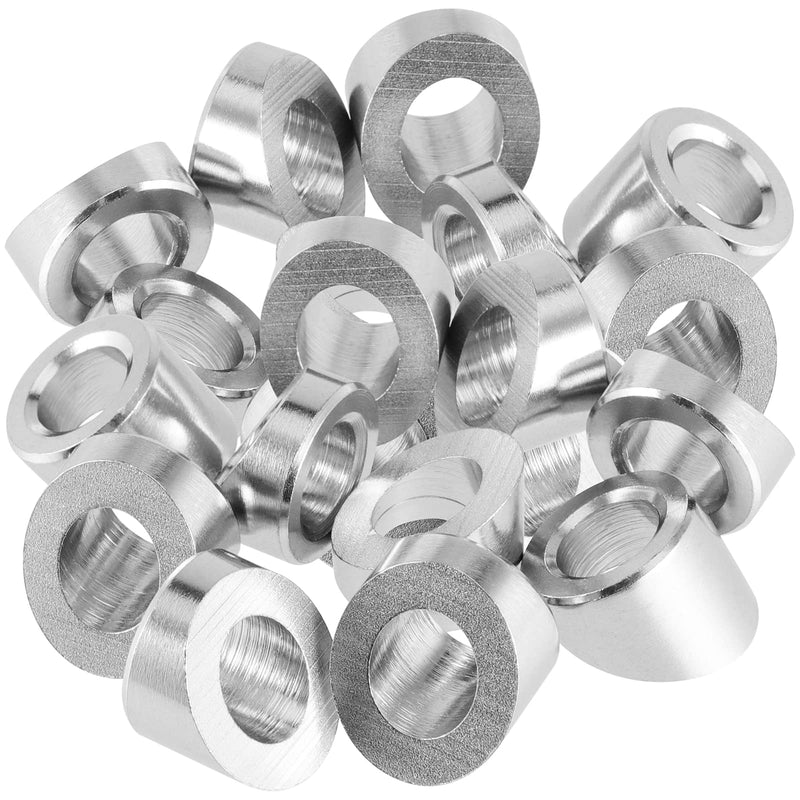 FUNSUEI 30 PCS 3/8 Inch Stainless Steel Angle Beveled Washer, 30 Degree Beveled Washer, Angle Beveled Washer for 1/8 Inch, 5/32 Inch, 3/16 Inch Cable Railing Kit