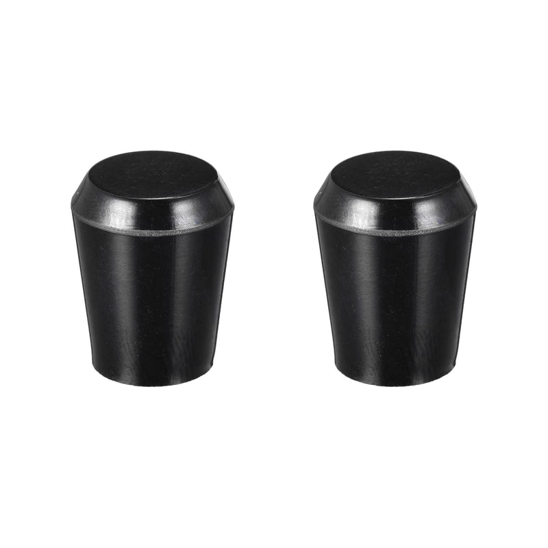 HARFINGTON Revolving Handle Grip, 2Pcs M6x20mm Phenolic Tapered Handle Female Thread with Brass Insert Machine Handle for Industry Lathe Milling Replacement Parts 2