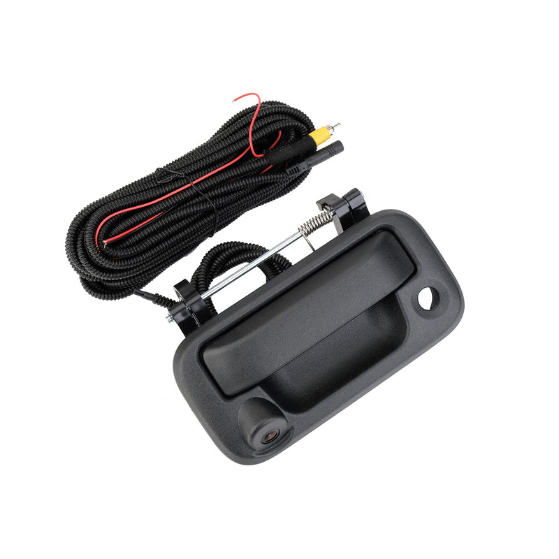 Ford Rear View Backup Camera Tailgate Handle Compatible with 2004-2014 F150 2008-2016 F-250/F-350/F450/F550,Car Tailgate Door Handle Replacement Camera (Color:Black)
