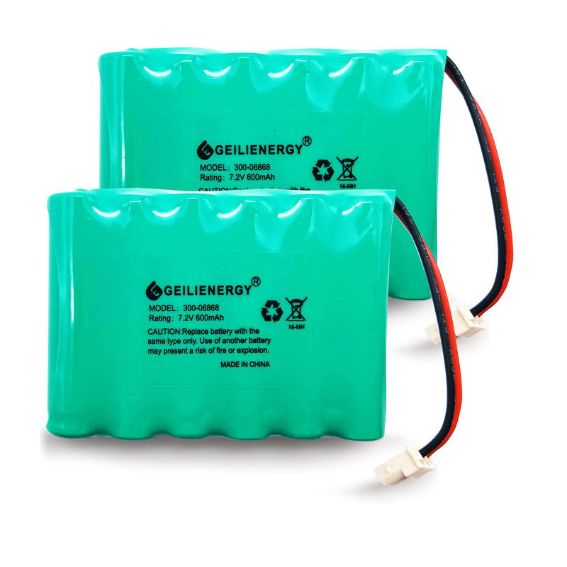 GEILIENERGY (2 Pack) 7.2V Battery Compatible with Honeywell Intrusion 300-06868 TSS Keypad, 8DLLKP500 8DLTSSCBASE1 8DLWLTP100 WLTP100 LKP500 Lyric Smart Peripheral Wireless Keypad TouchPad ADT 2 PACK