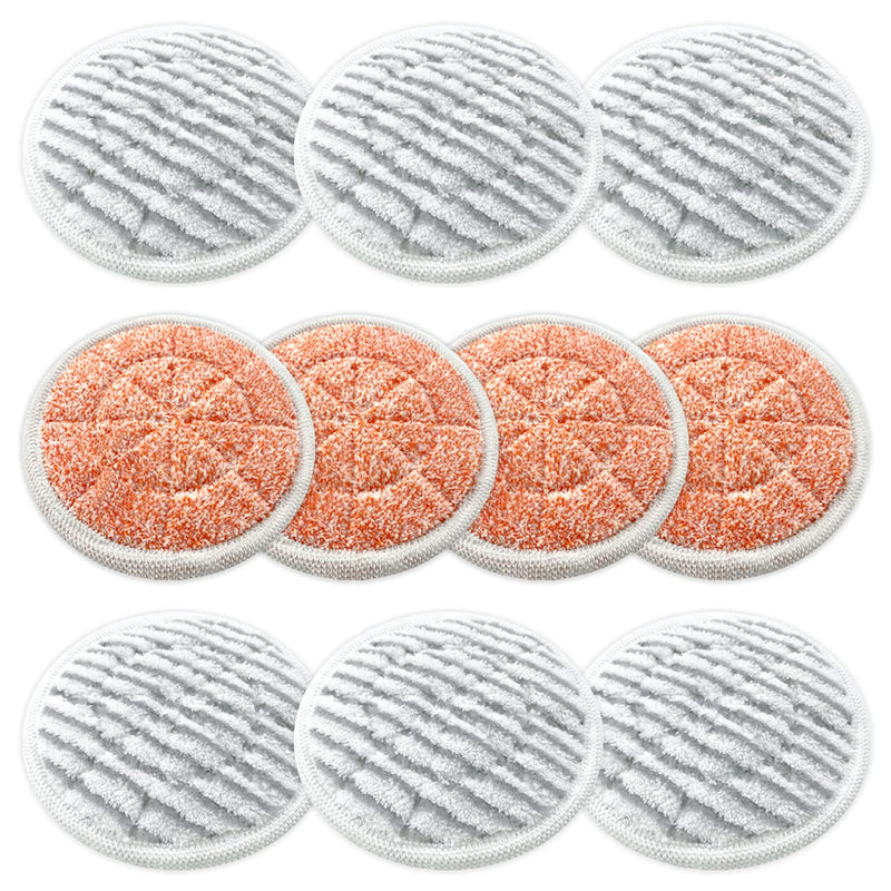 10-Pack S7000 Replacement Steam Mop Pads,Compatible with Shark S7001 S7000AMZ, S7000 S7001TGT S7201 S7005 S7020 S8001 S8201 Series Steam Mop Pads,Steam & Scrub All-in-One Scrubbing Mop Pads s7000(4+6)