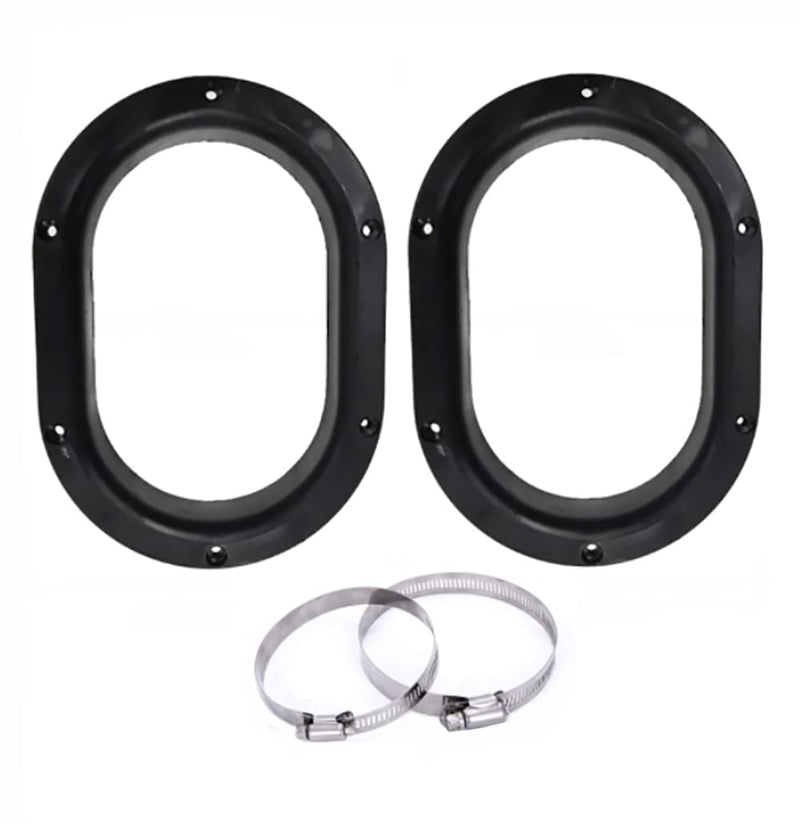 Sandblaster Gloves Holder for Replace Sand Blaster Cabinets Sandblasting Machine Glove Accessories (2Pcs） (Oval Shape) Oval shape