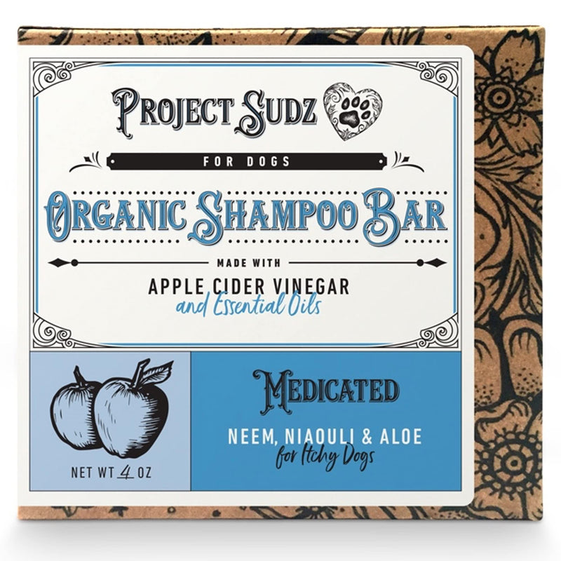 Medicated Organic Dog Shampoo for HotSpots | Bar Shampoo for Dogs | All Natural Dry Coat Dog Shampoo for Allergies and HotSpots (1) 1 - PawsPlanet Australia