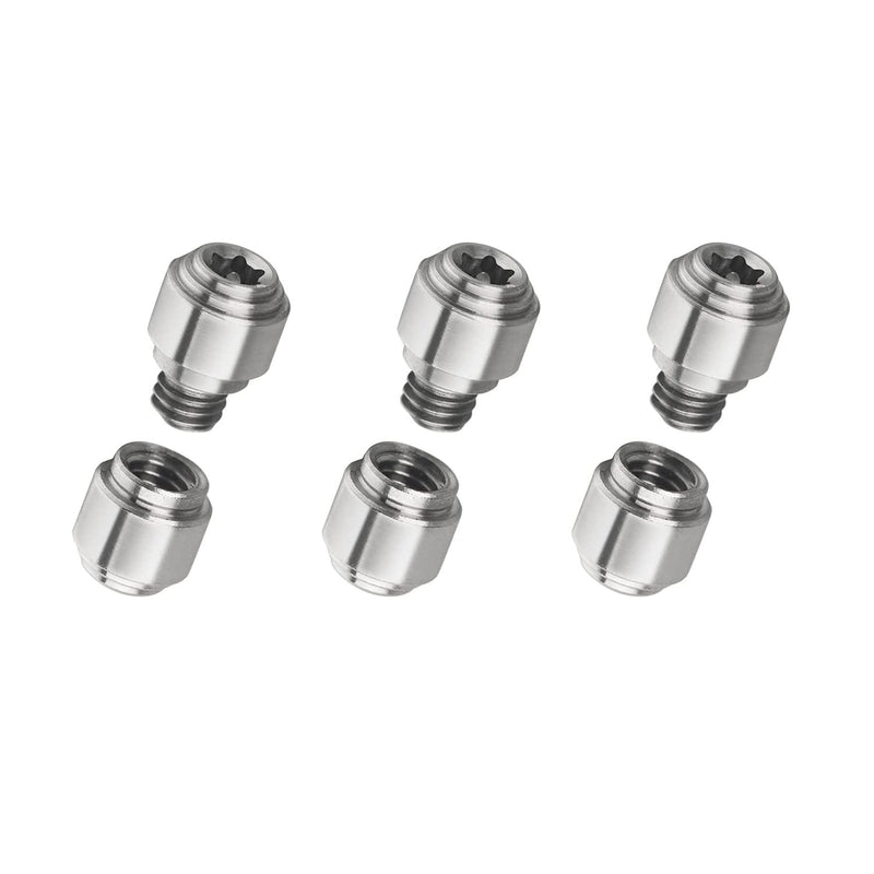 ZYAMY 3pcs Thumb Studs, Titanium Screws Replacement Thumb Studs Pocket Blade Screws for 535 Bugout, Silver