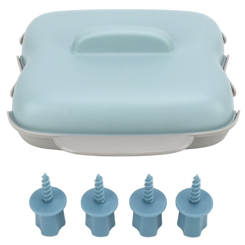 Microwave Corn Cooker, Microwave Corn Steamer Airtight Lid Steams Food Grade PP No BPA Microwavable Portable for Delicious Dorm Small Kitchen(Blue) blue