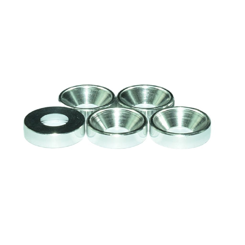 20pcs M8 Countersunk Washers Alloy Aluminum Screw Gaskets (Silver) Silver