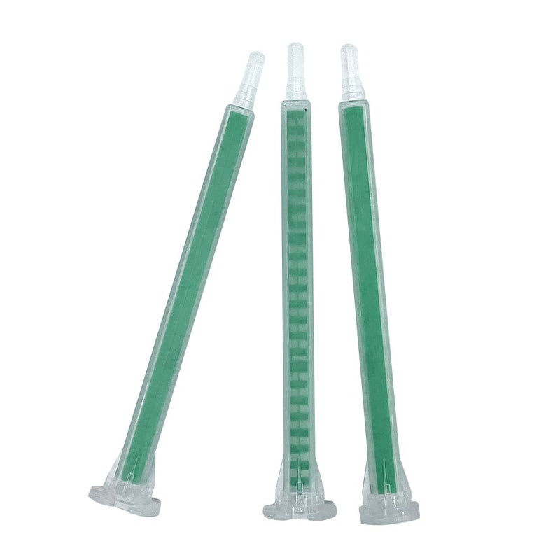 CosmoMix Square Static Mixer Nozzle Tube Tip, Epoxy Mixing Nozzle Adhesive Cartridges Tip for Manual Applicator Two Part Mix Fit 50ml AB Glue Cartridge (RSS06-24L (40pcs)) RSS06-24L (40pcs)