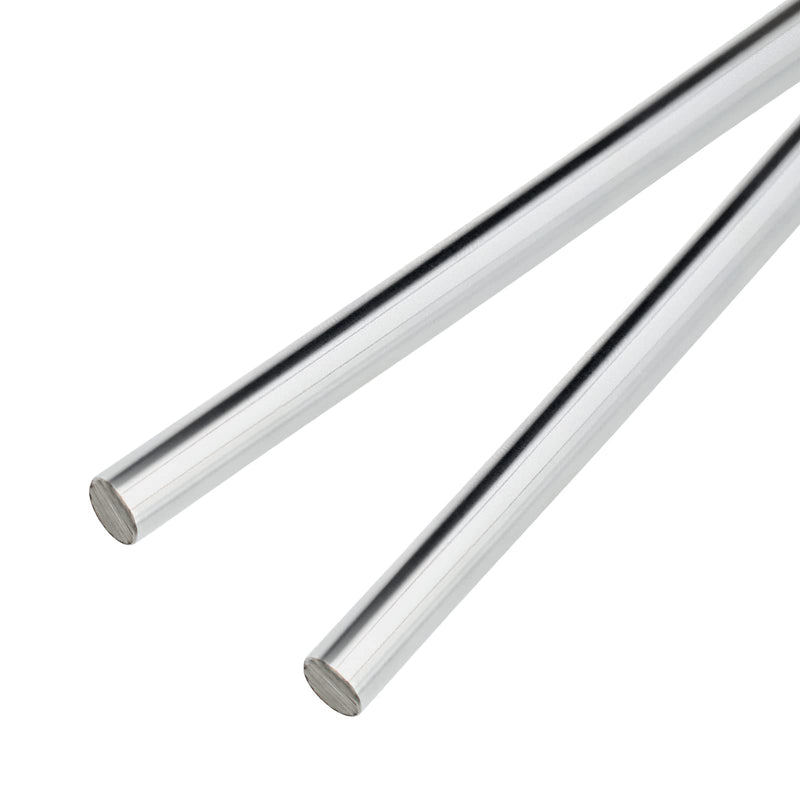 2-Pack 8mm x 150mm Linear Motion Rods Shaft Guide for 3D Printer and DIY Craft Tool, Case Hardened Chrome, Diameter 8mm, 5/16" x 5.91" 2 8mm x 150mm (5/16" x 5.91")