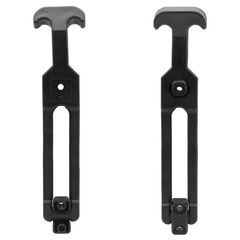 BokWin 2 Pcs Rubber Draw Latch T Handle,7.87 Inch Flexible Hasp Latch for Tool Box Golf Cart Cooler(Black) 7.87 inch Black