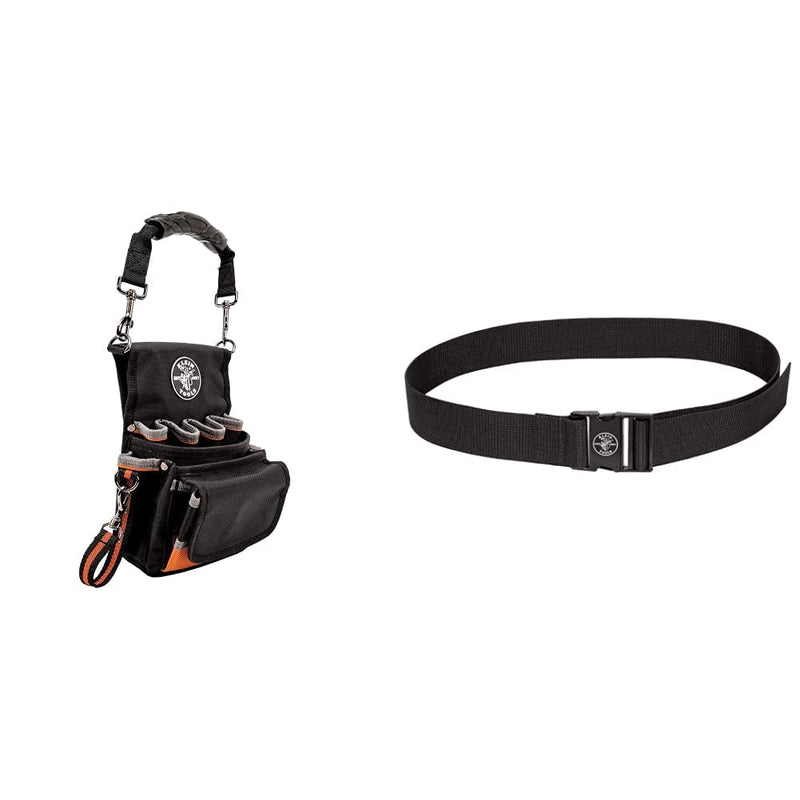Klein Tools 5242 Tool Pouch and Klein Tools 5705 Powerline Web Work Belt
