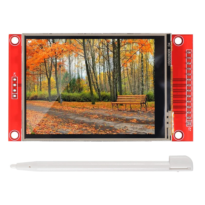 DIANN 2.8" ILI9341 SPI TFT LCD Display Touch Panel 320x240 TFT LCD Touch Screen Shield 5V/3.3V STM32 Display Module SPI Serial with Touch Pen 2.8"
