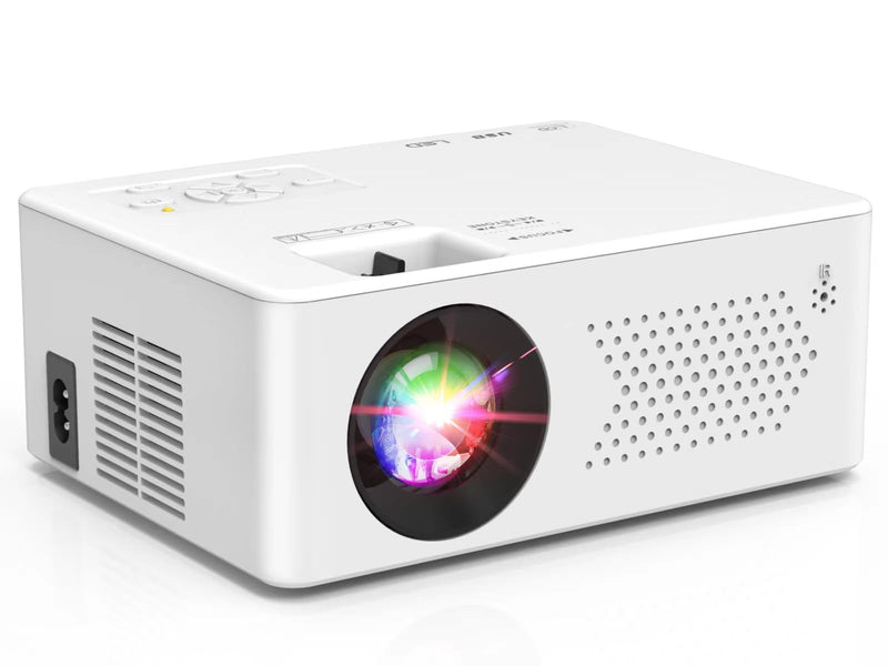 Mini Bluetooth Projector, Full HD 1080P Supported Portable Outdoor Movie Projector for iOS, Android, Windows, Compatible with TV Stick/HDMI/Smartphone/PS4/USB [Remote Included] A-9500 Bluetooth