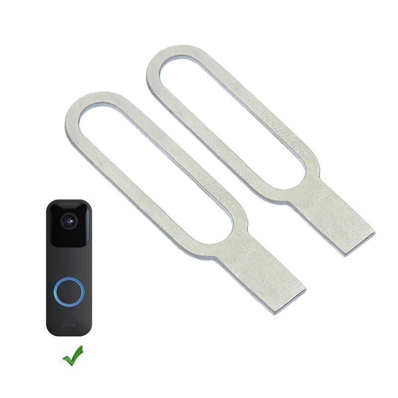 Blink Doorbell Key,Remove Blink Doorbell Camera Battery Replacement Tool,Blink Door Bell Backplate Release Tool Removal Pin Security Key（2pcak)