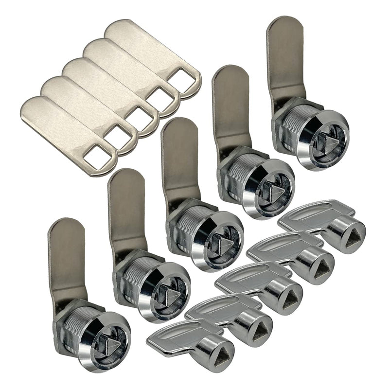 Cam Lock with Triangle Socket Key,Keyed Alike Tubular Cam Lock,Triangular Keyhole Cabinet Lock