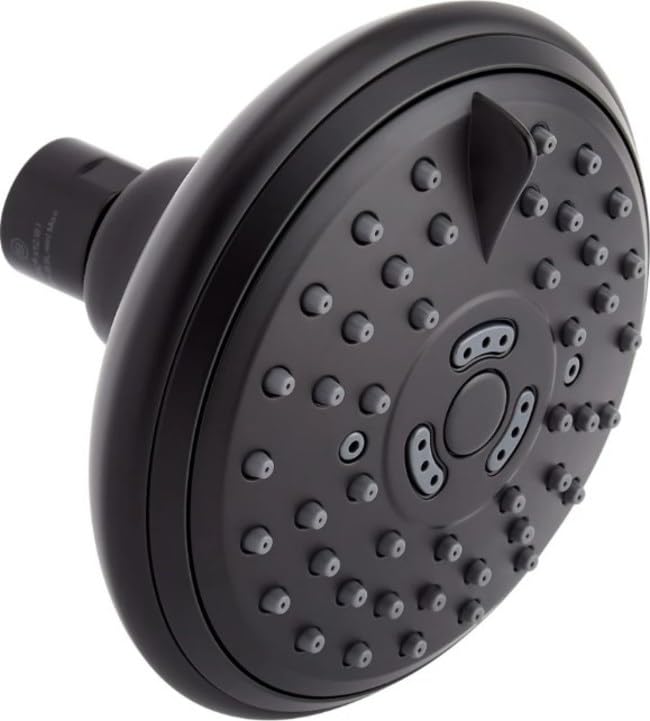 Signature Hardware FundamentALL 4-1/2" Round 1.75 GPM Shower Head Matte Black