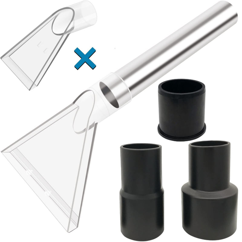 Universal Compatible with All Shop Vacs Extractor Attachment with 2-1/2" & 1-7/8" & 1-1/4" Three Adapters Vacuum Head Extraction Accessory for Upholstery & Carpet Cleaning & Auto Detailing