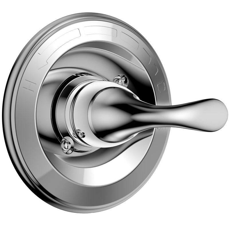 Replacement for D Faucet 13 Series Single-Function Shower Valve Trim Kit, Shower Handle, Chrome Shower Trim Kit T13020 (Cartridge and Valve Not Included) Without Cartridge