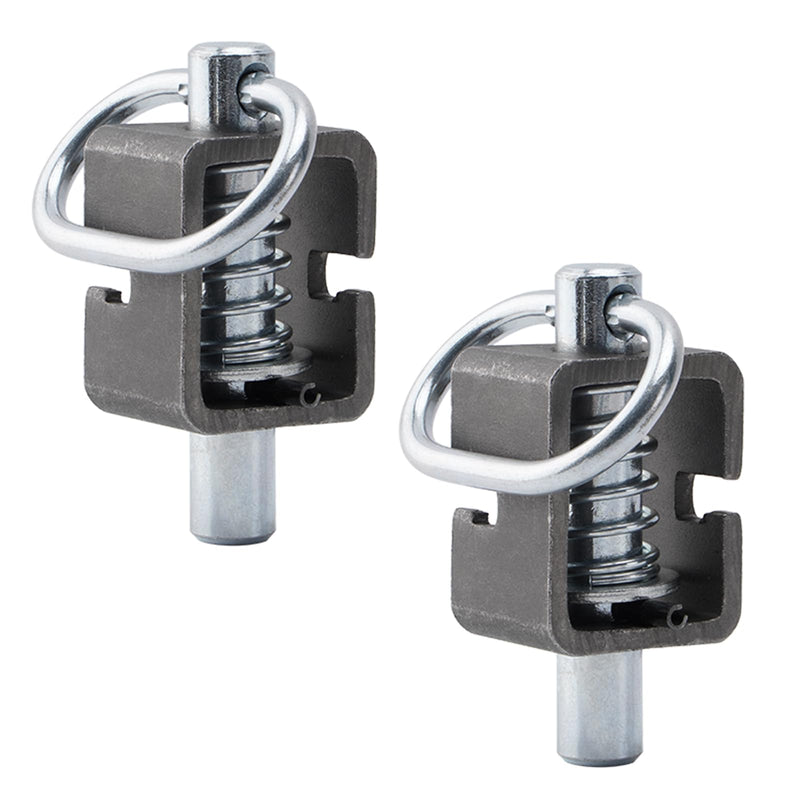 Spring Latch Lock, Weld-On Spring Latch Assembly, Trailer Gate Latch, Pack of 2 (Universal)