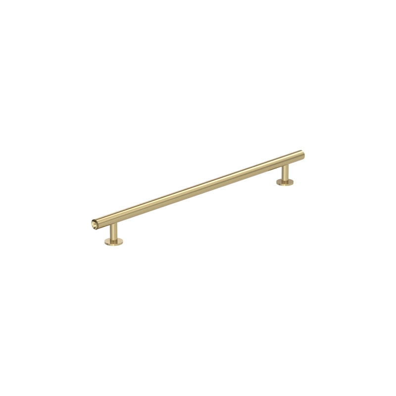 Amerock | Cabinet Pull | Golden Champagne | 10-1/16 inch (256 mm) Center-to-Center Drawer Pull | Radius | Kitchen and Bath Hardware | Furniture Hardware