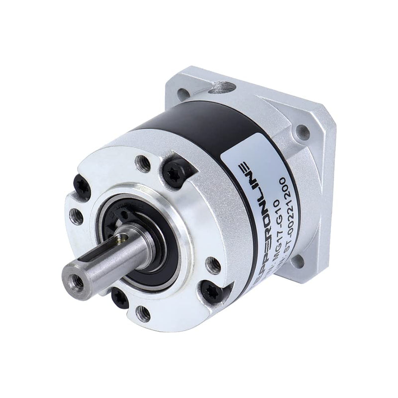 STEPPERONLINE Planetary Gearbox Gear Ratio 10:1 Backlash 30 arc-min for 9.5mm Short Shaft Length Nema 17 Stepper Motor Gear Ratio: 10:1
