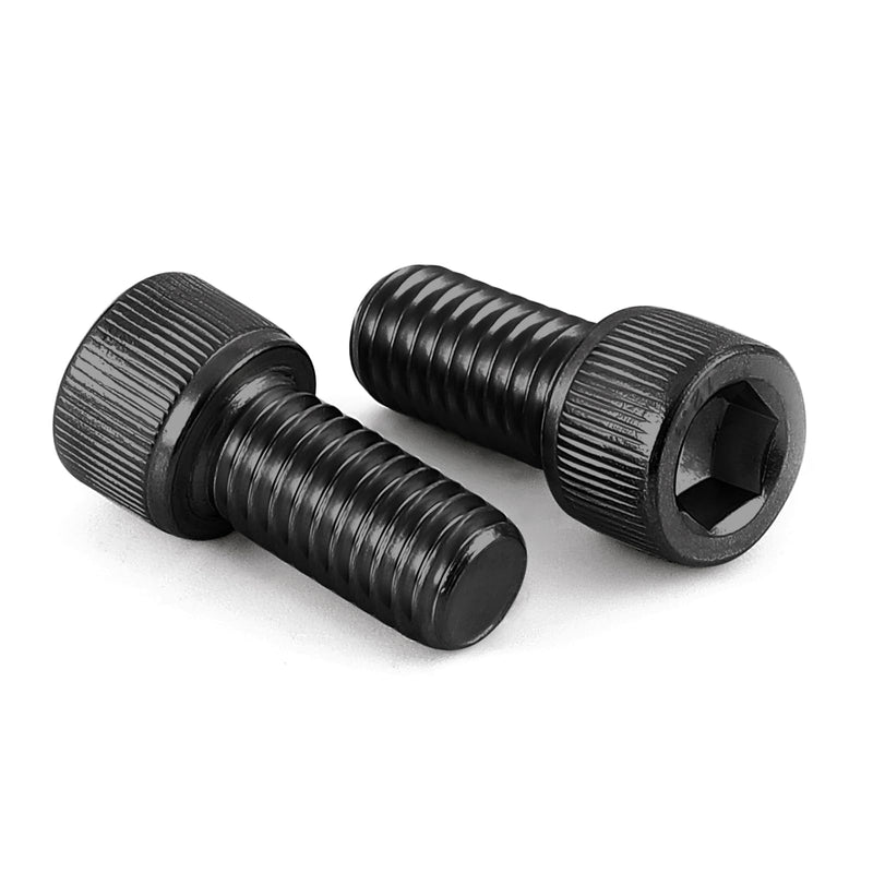 M4 x 8mm Socket Head Cap Screws, Grade 12.9 Alloy Steel Black Oxide, Allen Socket Drive, Machine Thread, Pack of 100 M4 x 8mm