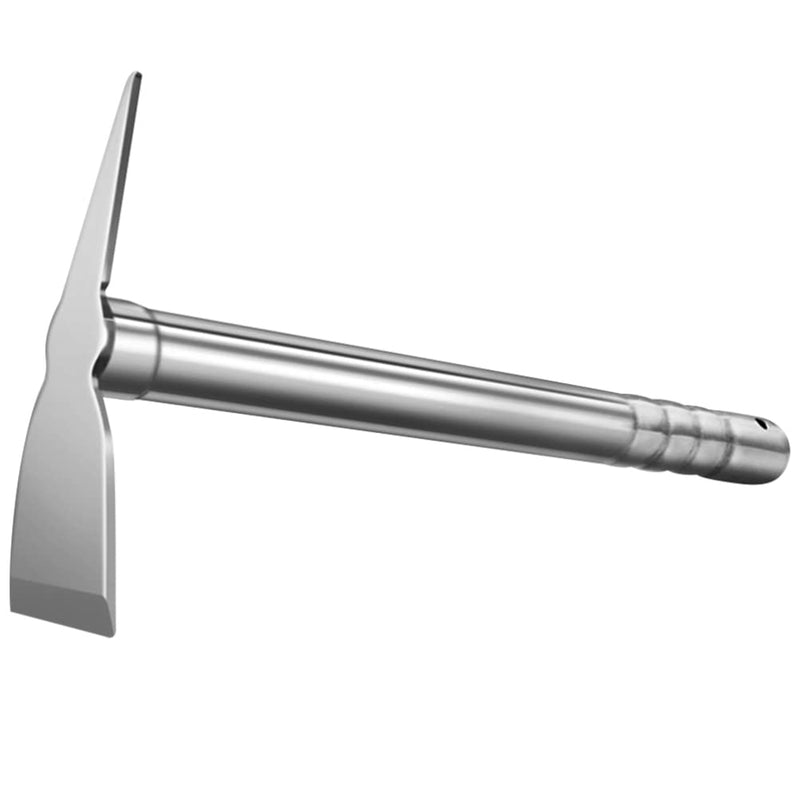 Yardwe Stainless Steel Garden Hoe 15.27X7.87In Heavy Duty Outdoor Gardening Tool for Weeding Digging Loosening Soil and Transplanting 58x20cm