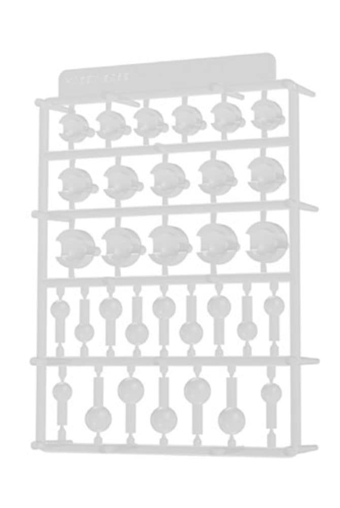 PPC-T112 Premium Parts Collection, Joint Craft, Ball Joint, Large, Clear, Plastic Model Parts