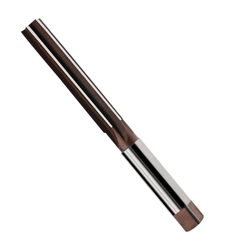 Hand Reamer 3/8" Alloy Tool Steel 9Crsi H8 6 Straight Flutes Hand Milling Cutter Tool 3/8 inch