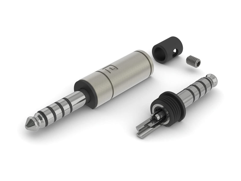 aeco TRS Plug 4.4mm 5 Pole AT4-1812R, 1pcs/1set, Rhodium Plating