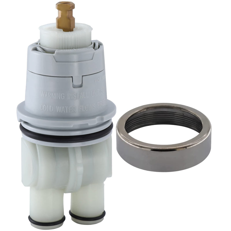 RP19804 RP46074 Shower Cartridge Replacement for Delta 1300/1400 Series 13/14 Series, Compatible with Delta Monitor MultiChoice Rough-in Valve, Include RP22734 (RP46074+Bonnet Nut) RP46074+Bonnet Nut