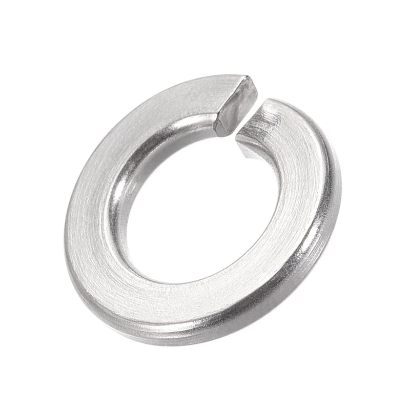 METALLIXITY Split Lock Washer (7/16") 25Pcs, 304 Stainless Steel Spring Lock Washer Elastic Gasket - for Household Applications 7/16" 25