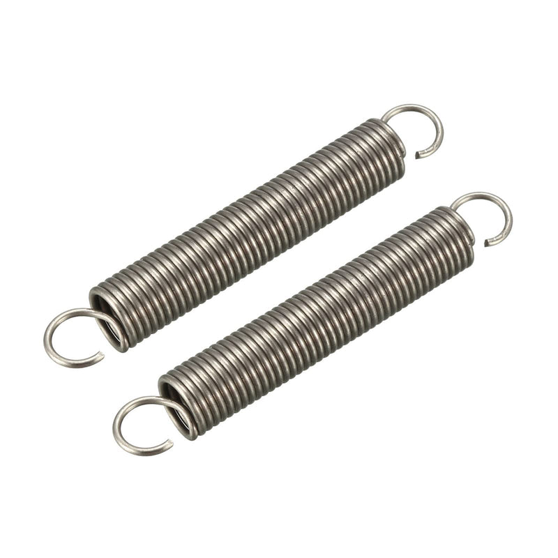 METALLIXITY Extension Spring (1.2x10x70mm/0.047"x0.39"x2.76") 2Pcs, Stainless Steel Tension Spring Wire - for Home Repair Construction Machinery 0.047"x0.39"x2.76"