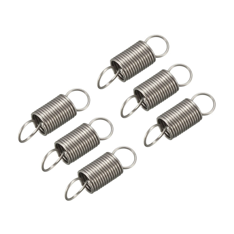 METALLIXITY Extension Spring (0.3x3x10mm/0.012"x0.12"x0.39") 10Pcs, Stainless Steel Tension Spring Wire - for Home Repair Construction Machinery 0.012"x0.12"x0.39"