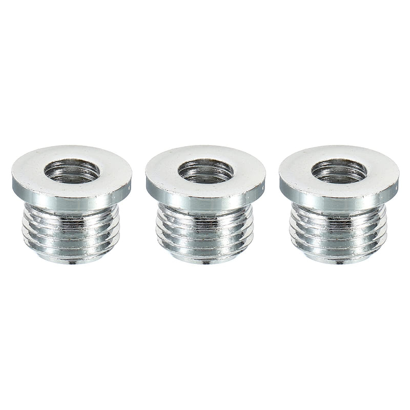 PATIKIL Gooseneck Tube Connection Thread, 3 Pack M10 Male to M6 Fine Thread Female Conversion Nut Gooseneck Hose Adapter for Microphone Gooseneck Hose Adapter