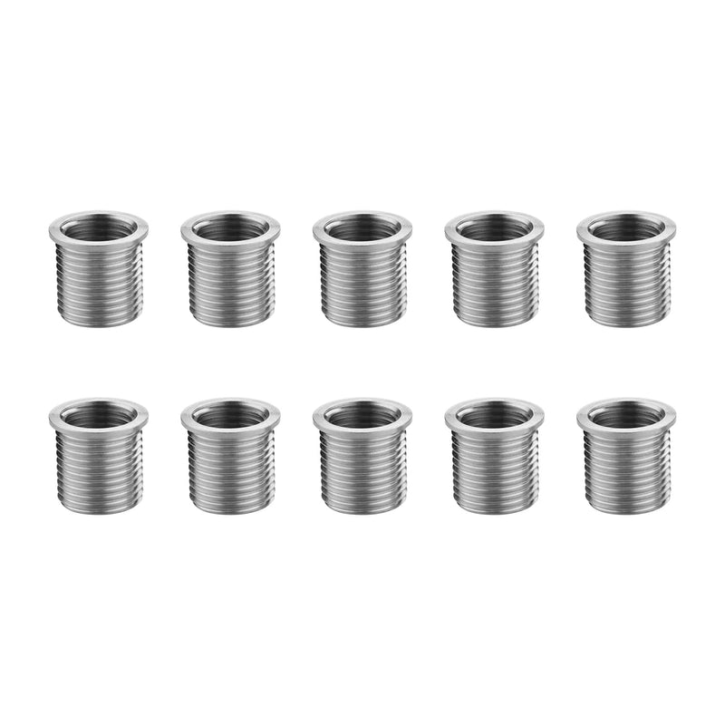 Thread Repair Inserts M12x1.25x15mm Insert Qty 10 Stainless Steel
