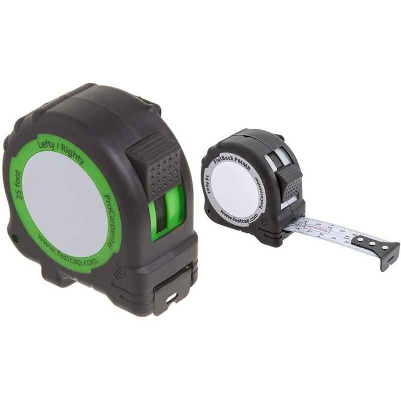 Fastcap ProCarpenter Measuring Tape Bundle - 25-Foot Standard with 16-Foot Metric/Metric Reverse