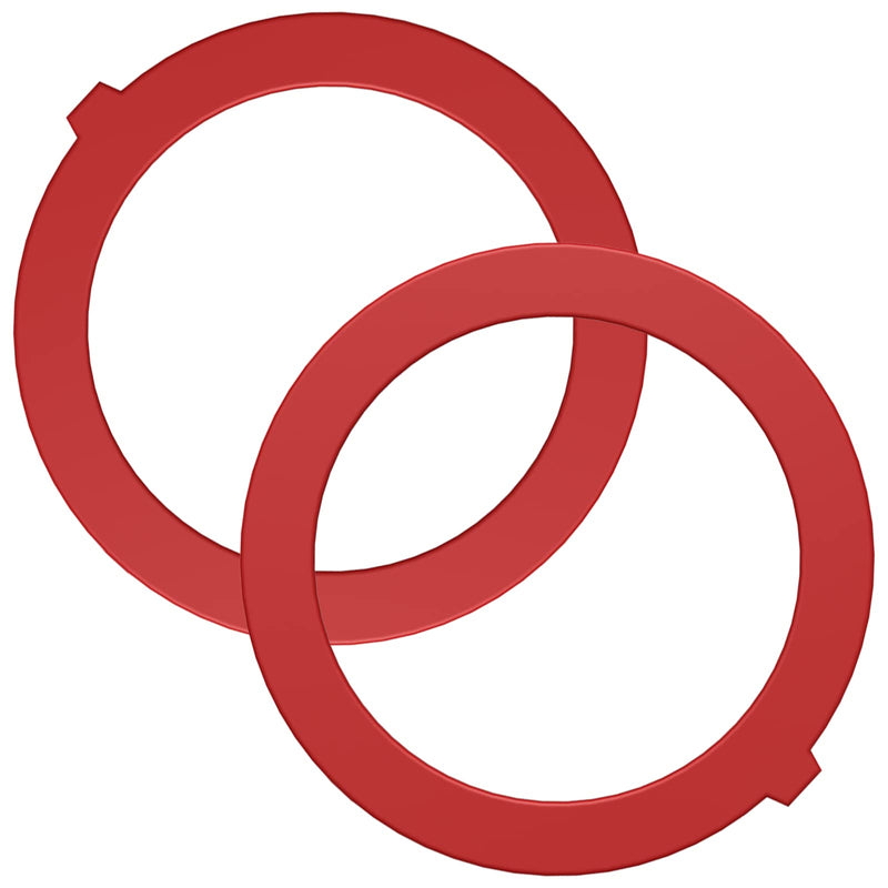 Flush Valve Seal for Kohler, Upgraded 2 Pack Silicone Material Canister Flush Valve Kit Toilet Tank Parts Gasket Replacement for K-GP1059291 for K-4436 Part Red 2 Pack