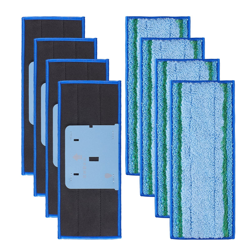 8 Pack Mop Pad for iRobot Braava Jet M6 Ultimate Robot Mop, Upgraded M6 Wet Mopping Pad, Washable Microfiber Replacement Cleaning Pad 8 Pack