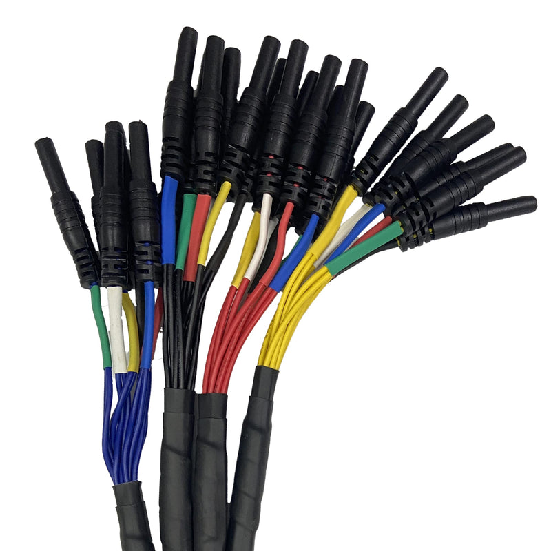 HT306 Set 6-Way Breakout Leads for Engine Diagnosis to Obtain the Signals of Sensor With 4 Connectors Sizes 0.6mm, 1.5mm, 2.3mm, and 2.8mm HT306