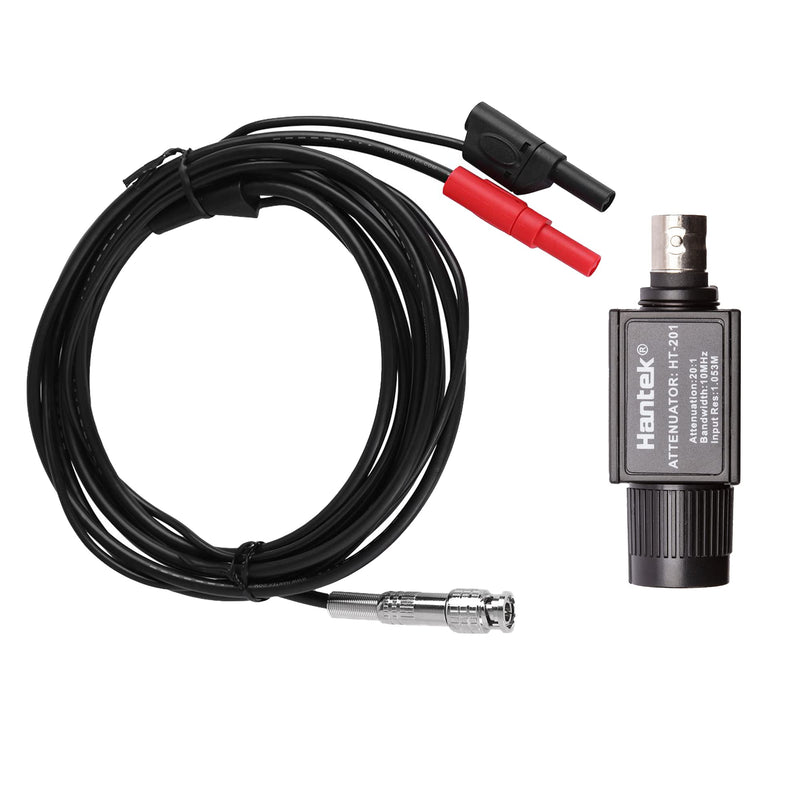 HT30A+ HT201 Hantek Oscilloscope Accessories Set BNC Connecter Auto Test Leads, Signal Test Cable and 10MHz 20:1 Attenuator for Assisting Automobile Measurement HT30A+HT201