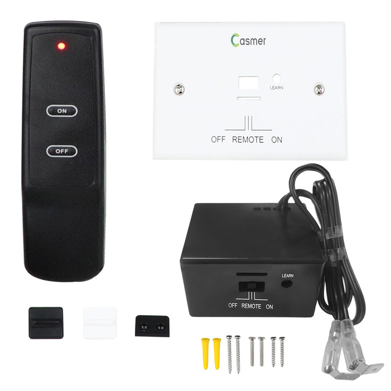 Universal Gas Fireplace Remote Control, Millivolt Valve Fireplace Switch Basic Switch+Safety Protection