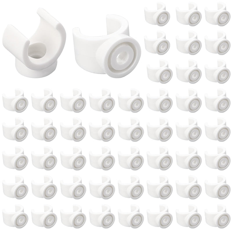 1/2 Inch PEX Clips, 50 Pack 16 mm Pipe Hangers Pipe Clamp PEX Tubing Clamps PVC Water Pipe Support Holder Socket Plastic Pipe Clamp Tools 1/2 inch