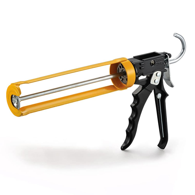 Caulking Gun, 12:1 Thrust Ratio, Professional Caulk Tool Gun, Yellow ‎yellow