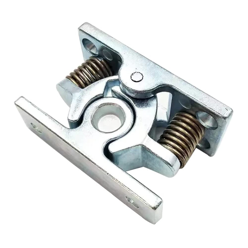 Spring Loaded Door Easy Lock Stop Catch Release Clamp Double Roller Catch, 1Pcs glrovazas Silver Zinc Alloy Double Roller Buckle, with Screws (mp-3) mp-3