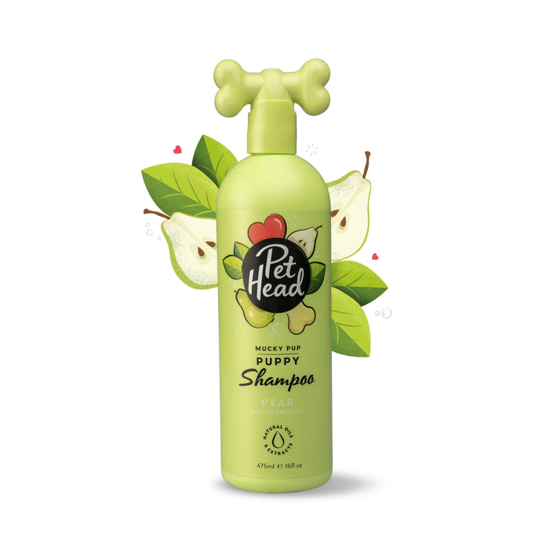 Mucky Pup Puppy Shampoo | Pear Scent | Shampoo for Puppies from 8 weeks | Professional Grooming | Vegan Dog Shampoo | Gentle Formula for Puppies | Made in USA | 16 fl. oz. - PawsPlanet Australia