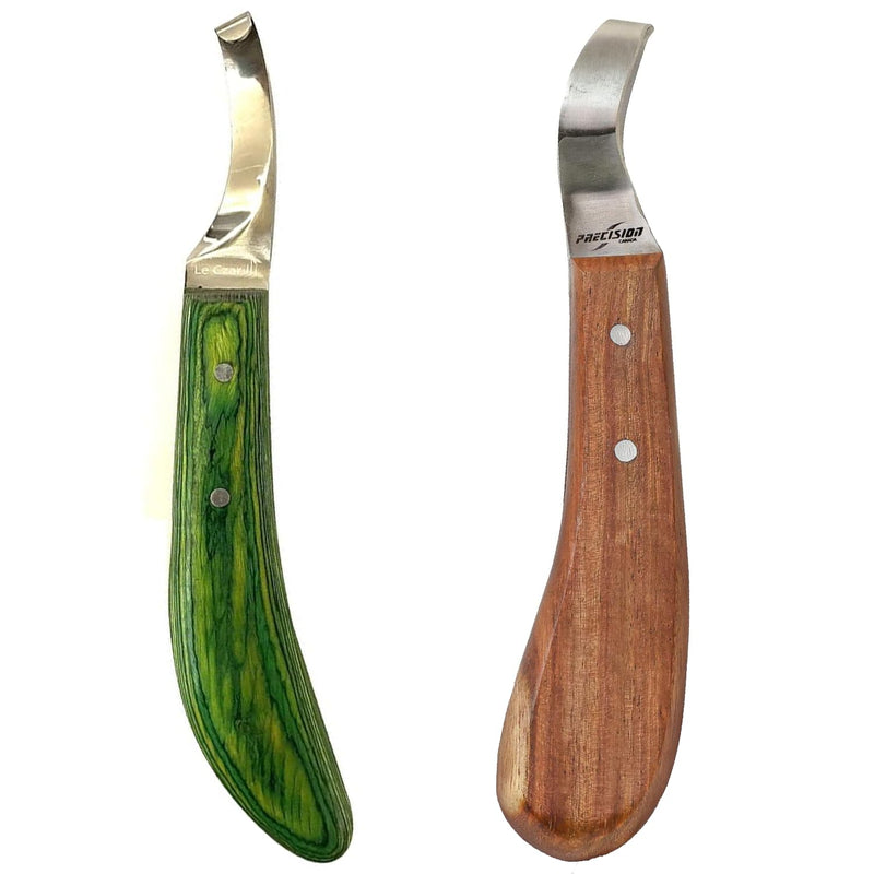 Farrier Tools Super Sharp Hoof Knife - Brown and Green Hoof Knife - PawsPlanet Australia
