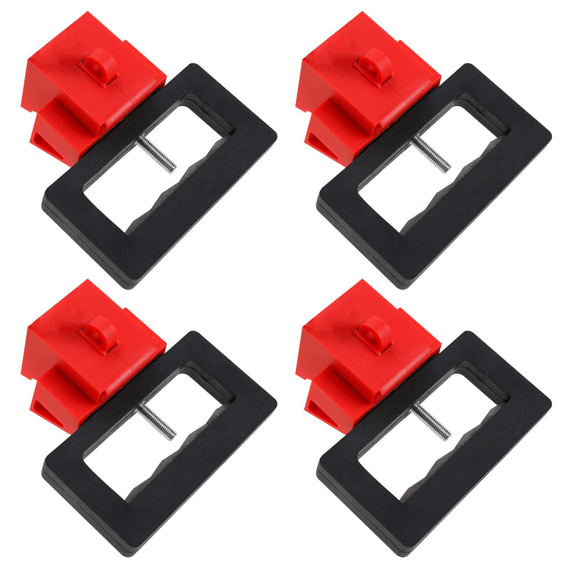 Circuit Breaker Lockout Device, 4 Pack 480/600 Volt Clamp-on Single Pole Breaker Lock Out Device, Extra Large 480 to 600 Volt, Extra Large