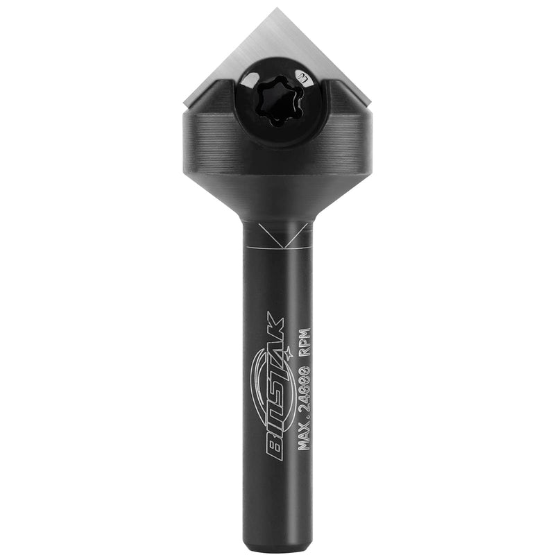 90 Degree V Groove Router Bit 1/4 Inch Shank, Carbide Insert Wood CNC Router Bits for Woodworking Engraving Carving V Bit 1/4" Shank-90 Degree